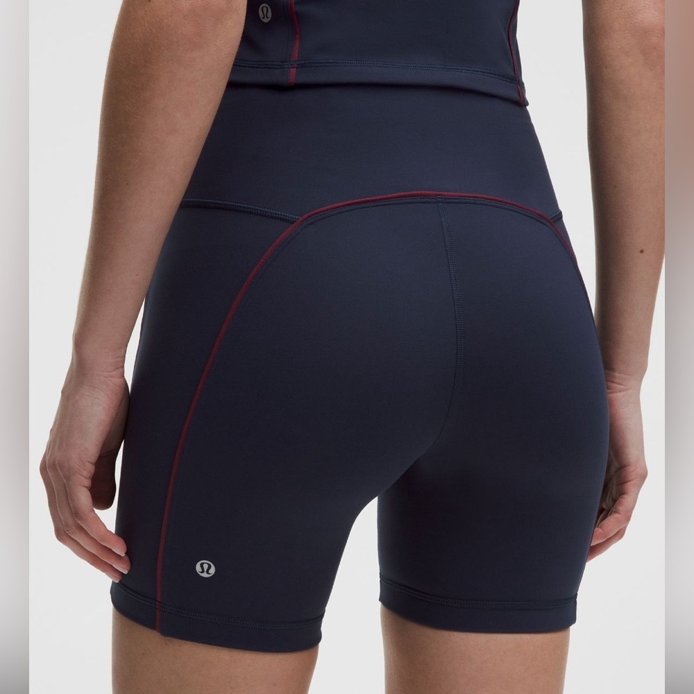 Lululemon Wunder Train No line Piped HR short 6” size 0
